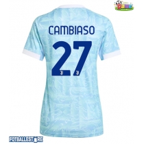 Juventus Andrea Cambiaso #27 Bortedrakt Dame 2025-26 Kortermet